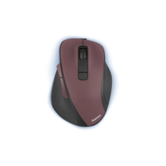 Souris optique sans fil Hama MW-500 pour droitiers - 1600 dpi - Ergonomique - 6 boutons - Portée de 10 m - Silencieuse - USB-A R