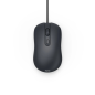 Souris optique Hama CM-200 - 2000 dpi - Câble de 180 cm - 4 boutons - Silencieuse - Ambidextre - 5,8 x 3,5 x 10,3 cm - Noire