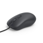 Souris optique Hama CM-200 - 2000 dpi - Câble de 180 cm - 4 boutons - Silencieuse - Ambidextre - 5,8 x 3,5 x 10,3 cm - Noire