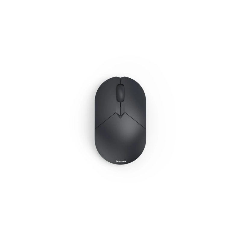 Souris optique sans fil Hama WM-150 : 1 600 dpi, 3 boutons, USB-A RF 2,4 GHz, silencieuse, portée de 10 m, ambidextre, 5 × 3,3 ×