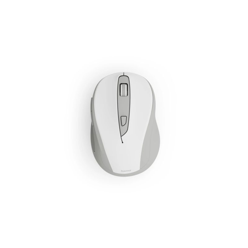 Souris optique sans fil Hama WM-400 pour droitiers - 1600 dpi - Ergonomique - Portée de 10 m - 6 boutons - USB-A RF 2,4 GHz - Si