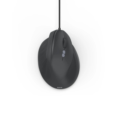 Souris optique verticale Hama ECM-500R pour droitiers - 1800 dpi - Câble de 180 cm - Ergonomique - 7 boutons - Silencieuse - 7,1