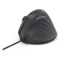 Souris optique verticale Hama ECM-500R pour droitiers - 1800 dpi - Câble de 180 cm - Ergonomique - 7 boutons - Silencieuse - 7,1