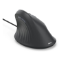 Souris optique verticale Hama ECM-500R pour droitiers - 1800 dpi - Câble de 180 cm - Ergonomique - 7 boutons - Silencieuse - 7,1
