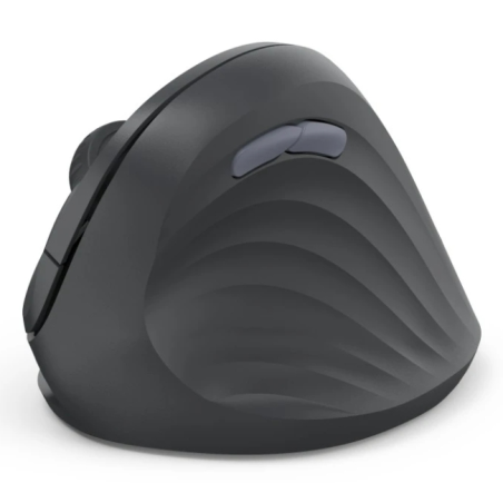 Souris optique verticale sans fil Hama EWM-500R pour droitiers - 1600 dpi - Ergonomique - 7 boutons - Portée de 10 m - Silencieu