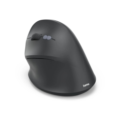 Souris optique sans fil Hama EWM-500L pour gaucher, 1600 dpi - Ergonomique - 7 boutons - Portée 10 m - USB-A RF 2,4 GHz - 8,6 x