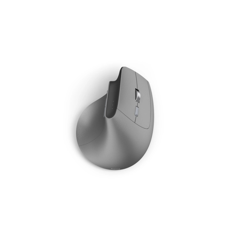 Souris optique sans fil Hama EWM-700R pour droitiers - 2400 dpi - Bluetooth - Ergonomique - Portée 10 m - Rechargeable - 8 bouto