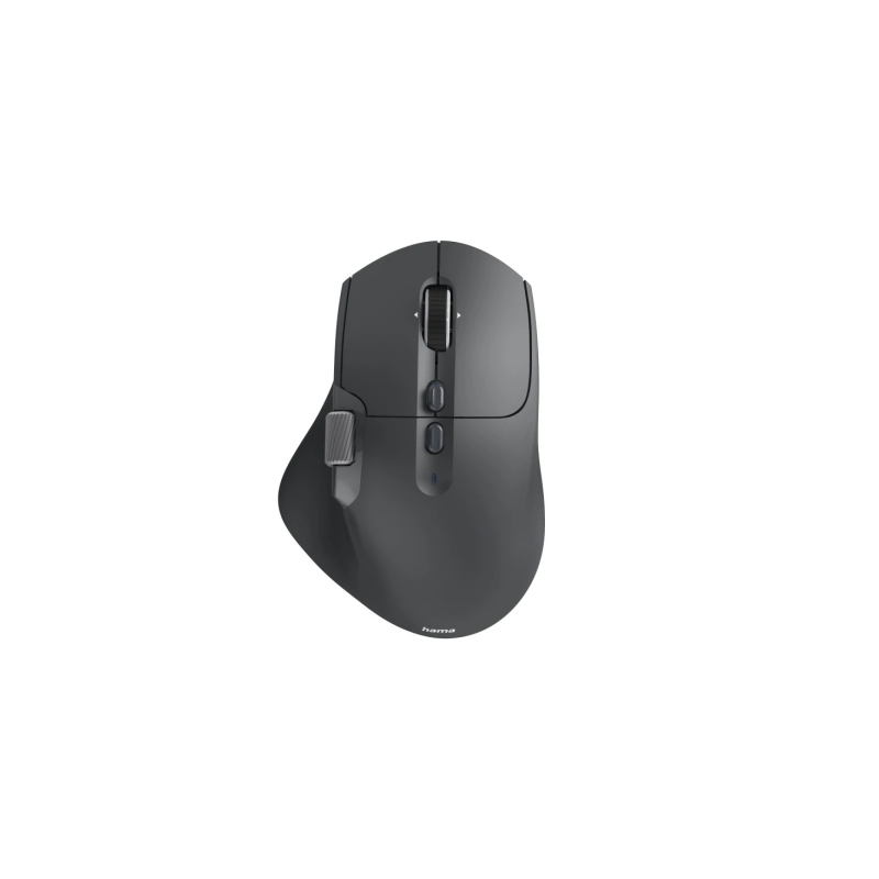 Souris optique sans fil Hama WM-900 pour droitiers - 3200 dpi - Bluetooth - Ergonomique - Silencieuse - 10 boutons - Portée de 1