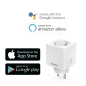 Prise connectée Hama Smart WLAN - Puissance jusqu'à 3680 W - Wi-Fi - Indice de protection IP20 - Compatible avec les assistants