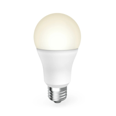 Ampoule LED connectée Hama E27 - 9 W - RGBW - Wi-Fi - Compatible assistant vocal - Contrôle via application - IP20 - Blanche