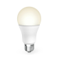 Ampoule LED connectée Hama E27 - 9 W - RGBW - Wi-Fi - Compatible assistant vocal - Contrôle via application - IP20 - Blanche