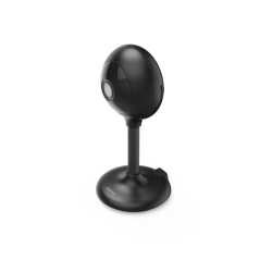 Caméra de sécurité intelligente Hama avec microphone - Vision nocturne - Câble de 1 m - Lumière LED - Idéale pour les animaux de
