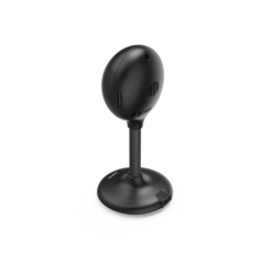 Caméra de sécurité intelligente Hama avec microphone - Vision nocturne - Câble de 1 m - Lumière LED - Idéale pour les animaux de