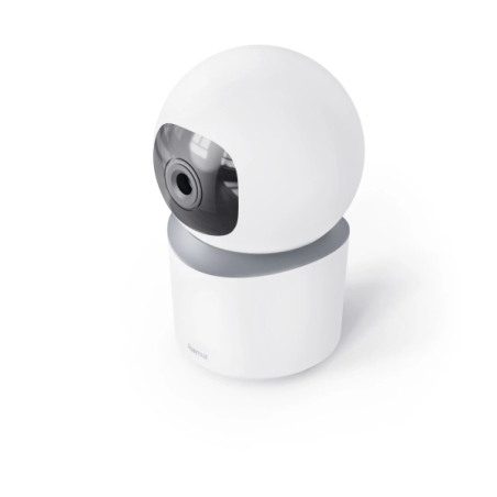 Caméra de sécurité intelligente Hama avec microphone - Vision nocturne - Câble de 96 cm - Idéale pour les animaux de compagnie -