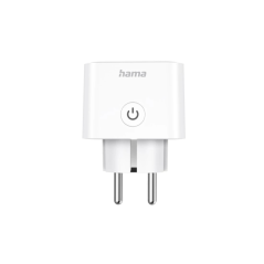 Prise connectée Hama - Wi-Fi - Indice de protection IP20 - Compatible avec les assistants vocaux - Suivi de la consommation d'én