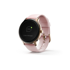 Montre connectée Hama 4910 - Bluetooth 5.1 - Aluminium - Écran LCD 1,09" - IP68 - Jusqu'à 6 jours d'autonomie - 4,5 x 4,1 cm - R