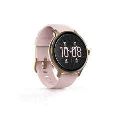 Montre connectée Hama 4910 - Bluetooth 5.1 - Aluminium - Écran LCD 1,09" - IP68 - Jusqu'à 6 jours d'autonomie - 4,5 x 4,1 cm - R