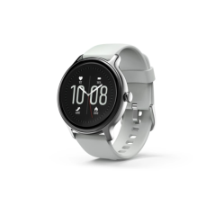 Montre connectée Hama 4910 - Bluetooth 5.1 - Aluminium - Écran LCD 1,09" - IP68 - Jusqu'à 6 jours d'autonomie - 4,5 x 4,1 cm - A