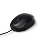 Souris optique Hama MC-100 1000 dpi - Câble de 130 cm - 3 boutons - Ambidextre - 5,5 x 3,3 x 10 cm - Noire
