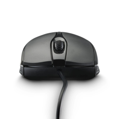 Souris optique Hama MC-200 1000 dpi - Câble de 150 cm - 3 boutons - Ambidextre - 6,4 x 3,7 x 11,4 cm - Noire