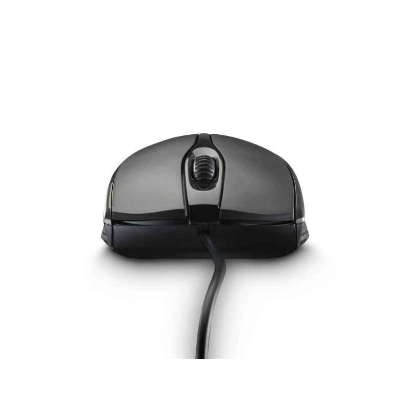 Souris optique Hama MC-200 1000 dpi - Câble de 150 cm - 3 boutons - Ambidextre - 6,4 x 3,7 x 11,4 cm - Noire