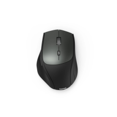 Souris optique sans fil Hama pour droitiers - 2400 dpi - 6 boutons - Portée de 10 m - Silencieuse - USB-A RF 2,4 GHz - 7 x 4,2 x