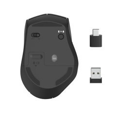 Souris optique sans fil Hama pour droitiers - 2400 dpi - 6 boutons - Portée de 10 m - Silencieuse - USB-A RF 2,4 GHz - 7 x 4,2 x