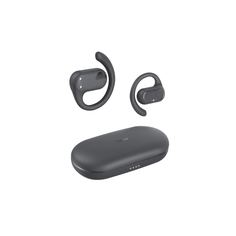 Casque sans fil ouvert Hama Spirit avec microphone omnidirectionnel - Bluetooth - Portée de 10 m - IPX4 - Affichage LED - Charge