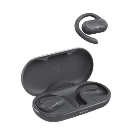Casque sans fil ouvert Hama Spirit avec microphone omnidirectionnel - Bluetooth - Portée de 10 m - IPX4 - Affichage LED - Charge