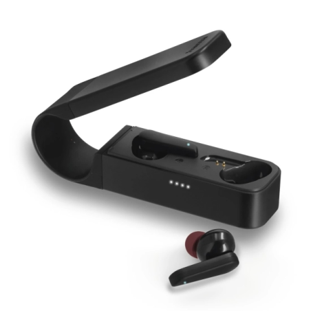 Écouteurs Hama Essential avec microphone omnidirectionnel - Bluetooth - Jusqu'à 30 heures d'autonomie - Portée de 10 m - Assista