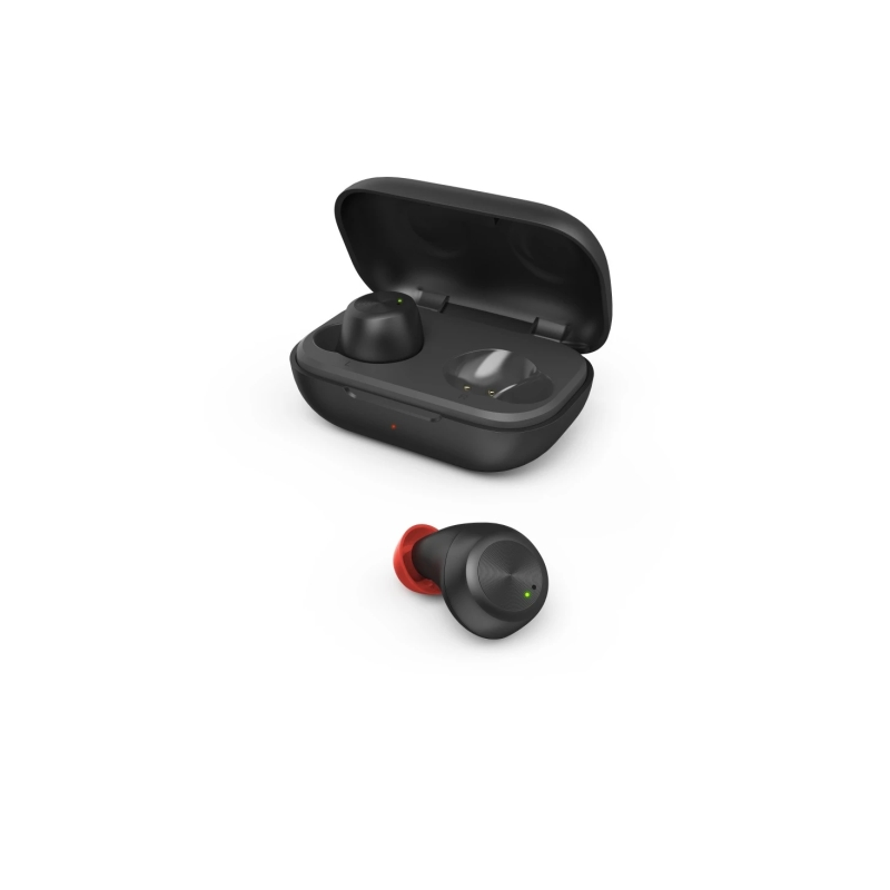 Casque Hama Spirit Chop avec microphone omnidirectionnel - Bluetooth - IPX4 - Écran de 1 pouce - Assistant vocal - Noir