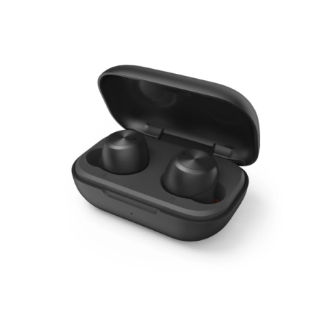 Casque Hama Spirit Chop avec microphone omnidirectionnel - Bluetooth - IPX4 - Écran de 1 pouce - Assistant vocal - Noir