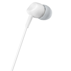 Casque Hama Kooky avec microphone - Câble de 1,2 m - Prise jack 3,5 mm - Blanc