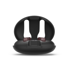 Casque Hama Spirit Unchained avec microphone omnidirectionnel - Bluetooth - Portée de 10 m - Assistant vocal - Noir et rouge
