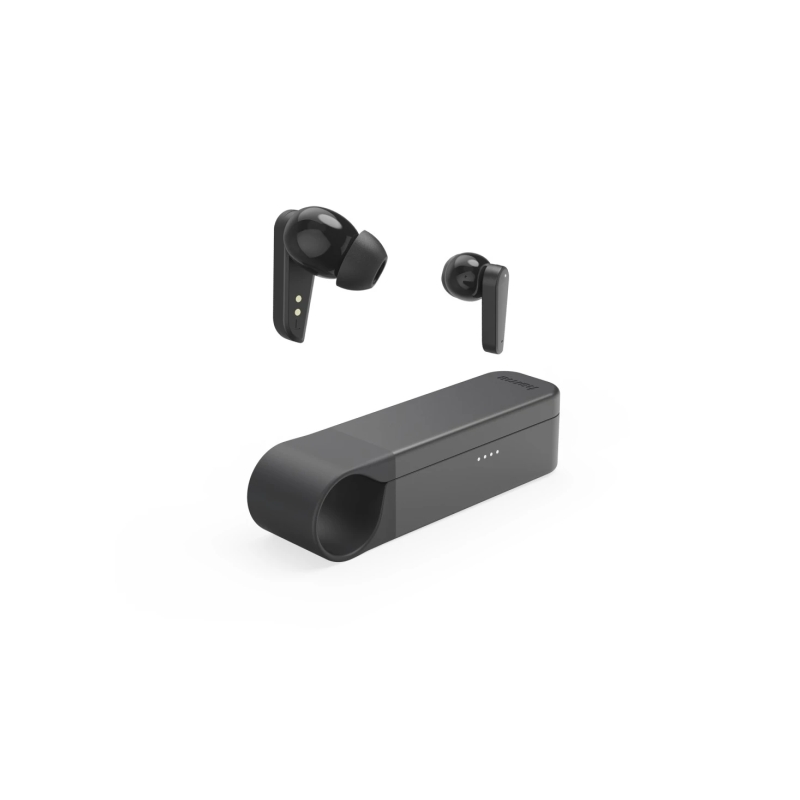 Écouteurs Hama Spirit Pocket II avec microphone omnidirectionnel - Bluetooth - Écran LED - Assistant vocal - Chargement USB-C -