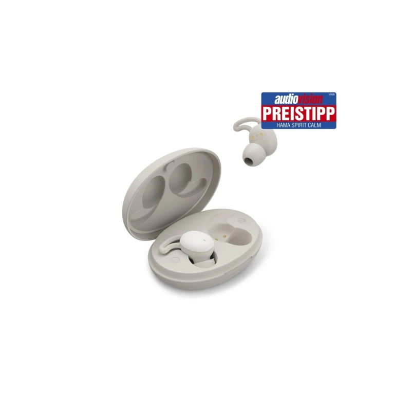 Casque Hama Spirit Calm avec microphone omnidirectionnel - Bluetooth - Portée de 10 m - Assistant vocal - Chargement USB-C - Bei