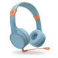 Casque Hama Teens Guard II avec microphone - Bluetooth - Portée de 10 m - Arceau réglable - Assistant vocal - Bleu