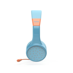 Casque Hama Teens Guard II avec microphone - Bluetooth - Portée de 10 m - Arceau réglable - Assistant vocal - Bleu