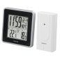 Station météo Hama EWS Intro - Horloge - Capteur extérieur - Radiofréquence - Thermomètre - Hygromètre - 9,5 x 3 x 9,5 cm - Noir