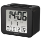 Radio-réveil Hama Cube - Affichage numérique - Thermomètre - Fonction snooze - Fuseau horaire réglable - 7 x 4 x 6 cm - Noir