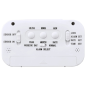 Radio-réveil Hama RC 660 - Thermomètre - Hygromètre - Affichage numérique - Fonction snooze - 2 alarmes configurables - 11,8 x 4