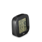 Radio-réveil Hama RC 45 - Affichage numérique - Thermomètre - Fonction snooze - Fuseau horaire réglable - 7,8 x 4 x 7,8 cm - Noi
