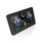 Station météo Hama Premium - Horloge - Prévisions météo - Capteur extérieur - Radiofréquence - Thermomètre - Hygromètre - 20,5 x