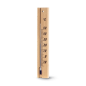 Thermomètre d'intérieur Hama - Analogique - Précision 1 °C - 3,5 x 0,8 x 20 cm - Bois clair