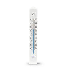 Thermomètre analogique Hama - Résistant à l'eau - Précision 1 °C - 2,6 x 0,9 x 18 cm - Blanc