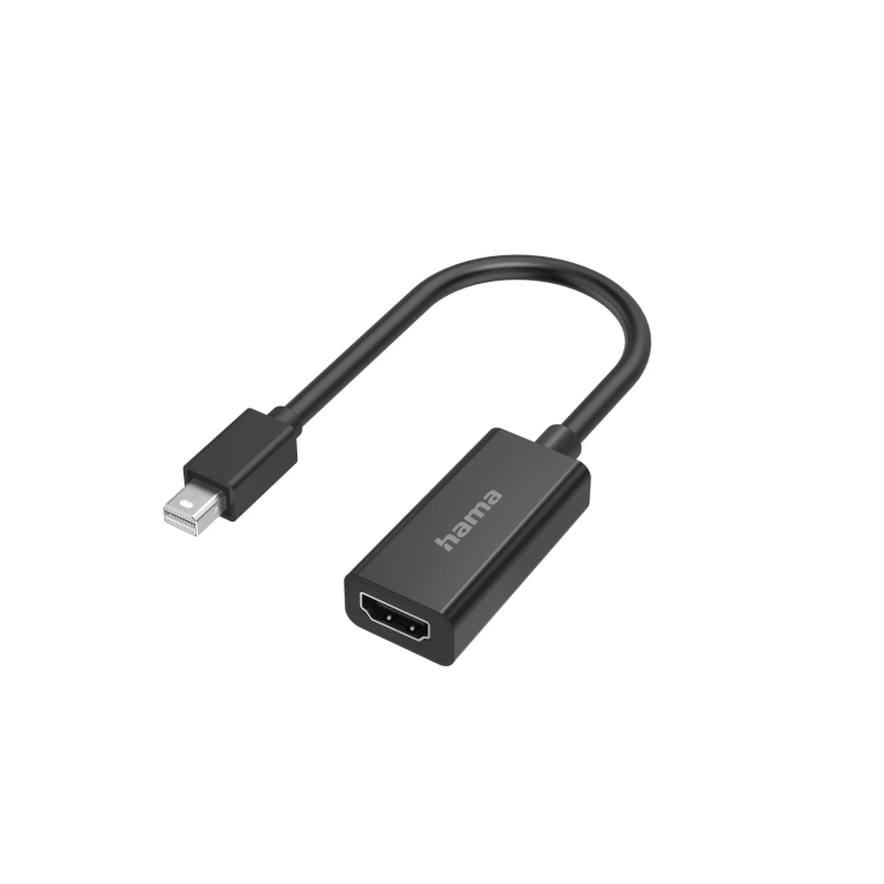 Adaptateur vidéo Hama Essential - 4K - Mini DisplayPort mâle - HDMI femelle - Noir