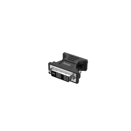Adaptateur vidéo Hama Essential - Full HD - DVI mâle vers VGA femelle - Noir