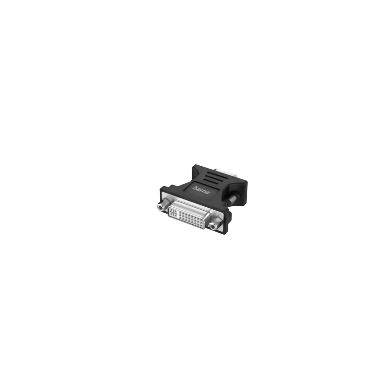 Adaptateur vidéo Hama Essential - Full HD - VGA mâle vers DVI femelle - Noir