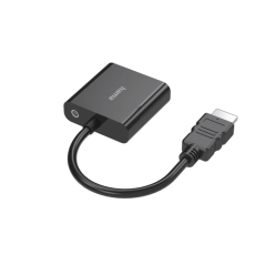 Adaptateur vidéo Hama Essential - Full HD - Câble de 0,15 m - HDMI mâle - VGA femelle - Noir
