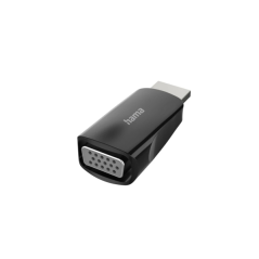 Adaptateur vidéo Hama Essential - Full HD - HDMI mâle vers VGA femelle - Noir